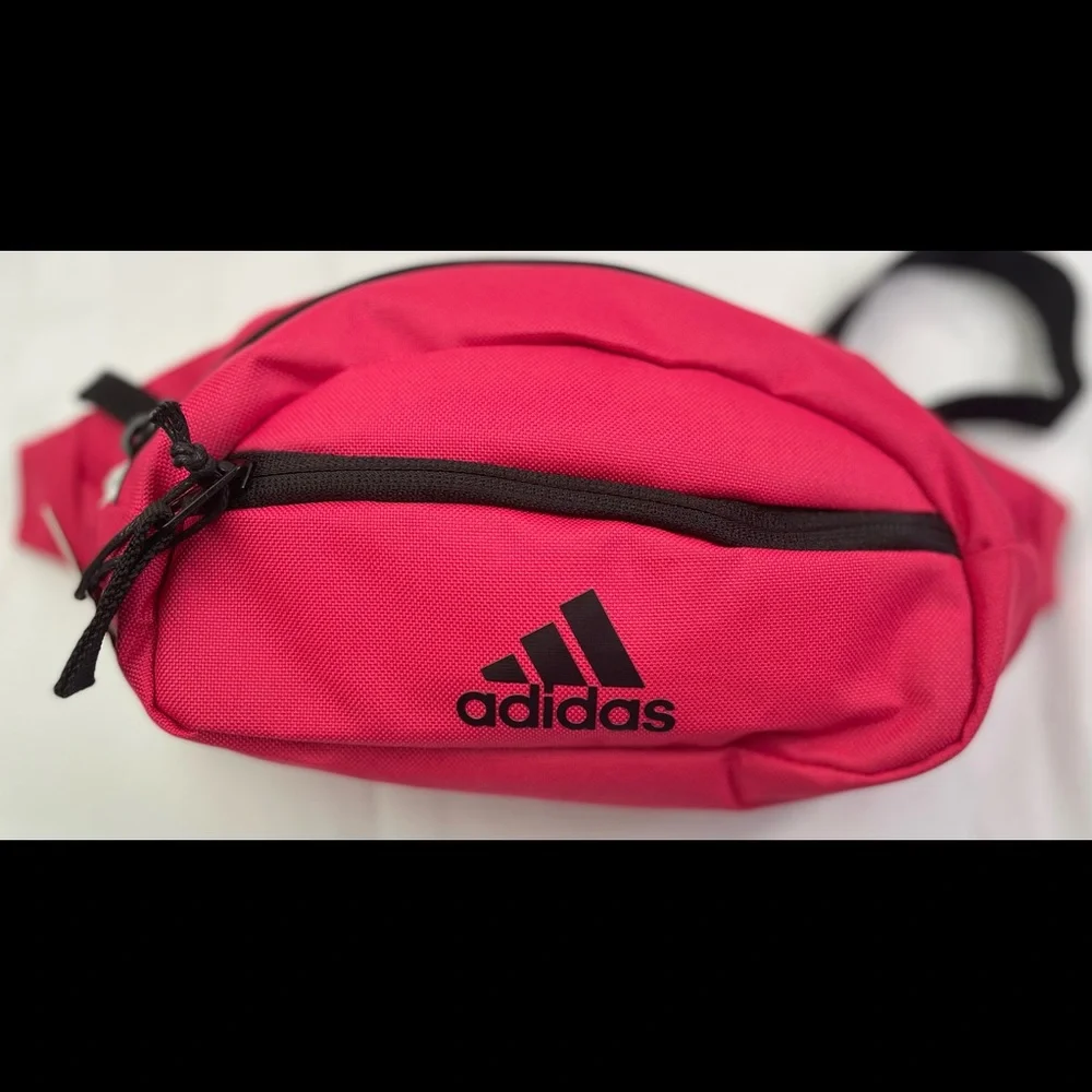 Adidas waist sport bag Pink /Black - Picture 4 of 12